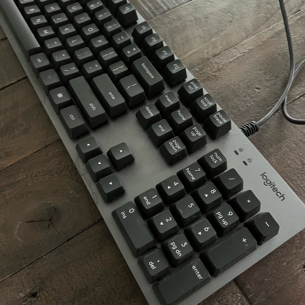 Logitech K840 Mechanical Corded Keyboard